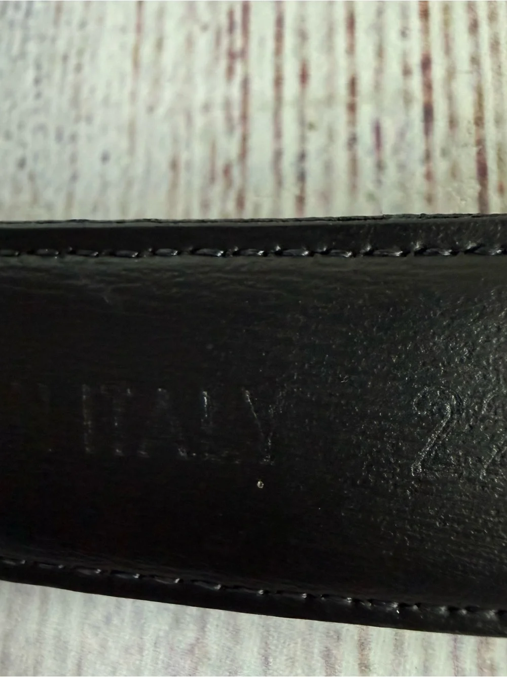 RALPH LAUREN Black Equestrian Belt Small